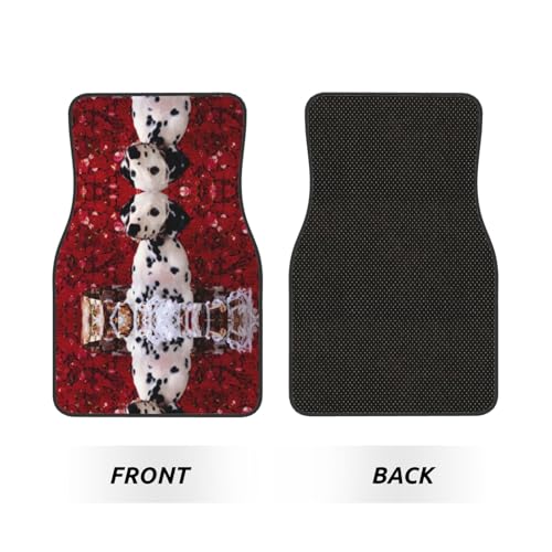 Tapis de voiture universels dalmatien : la solution pour un habitacle propre et original