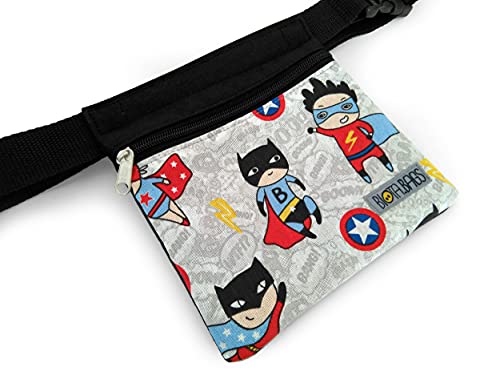 Sac banane enfant super héros pour excursion scolaire et usage chaque jour