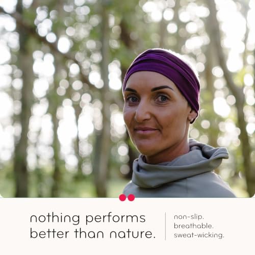Image of KOOSHOO Head-Band for Men and Women - Durable, Plant-Based Hair Accessory - Versatile Sports Sweatband - Elastic Thick Sweat Band for Women & Men - Great for Running, Yoga, Exercise, etc