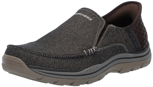 Image of Skechers Men's USA Expected - Cayson Moc Toe Canvas Slip-Ins