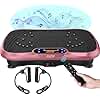AXV Vibration Plate Fitness Platform Exercise Machine Vibrating Shaking Full Body Shaker Workout Vibrate Stand Shake Board Sport Gym for Weight Loss Fat Burner for Women Men
