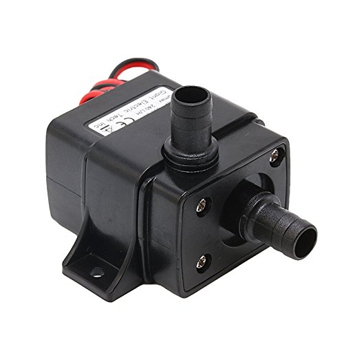 HiLetgo 2pcs Water Pump 240L/H DC 12V 4.2W Micro Brushless Pump 3M Pumping Head Ultra Quiet Water Pump for Pool Aquarium Fish Tank - Thumbnail 2