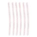 20Pcs Spiral Binding Coil Large Capacity Spine Comb 30 Holes 13mm Diameter Set Kit (Pink)