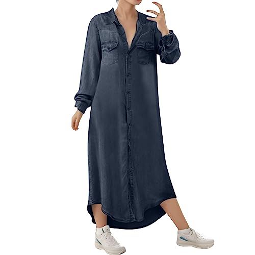Robe longue en V de loisirs pour femme idéale pour vos sorties et week-ends détente
