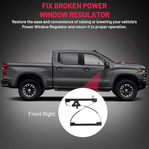 Image of BDFHYK 752-981 Power Window Regulator Without Motor Front Right Compatible with Nissan Pathfinder 2013-2020