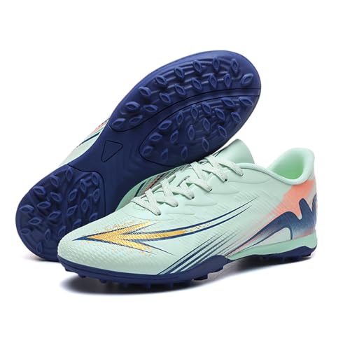 Image of Soccer Cleats for Mens Womens High Tops Lace Up Unisex Football Shoes Indoor Turf Soccer Shoes AG FG TF for Beginners to Advanced Players