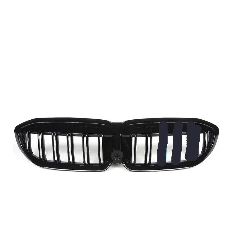 Calandre pour Série 3 G20 G21 2019-2022 : grille de capot avant double ligne noire