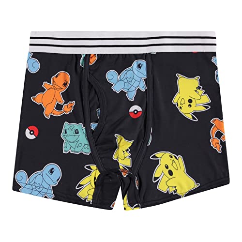 Pokemon Mens Pikachu Boxer Briefs - Gotta Catch Em All Ash Pikachu Charizard Mens 2 Pack Boxer Briefs Underwear4