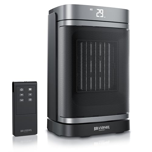 Brandson - Heizlüfter energiesparend leise - Oszillation - mit Fernbedienung - Preisträger - ECO...