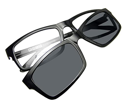 Circleperson Magnetic glasses super light Ultem Polarized clip on sunglasses 54-18-140