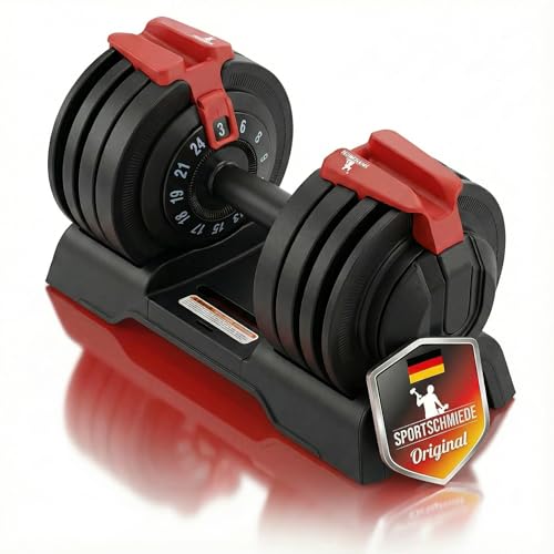 SPORTSCHMIEDE Hanteln Set [Verstellbar] Gewichte Hantel Kurzhanteln für...