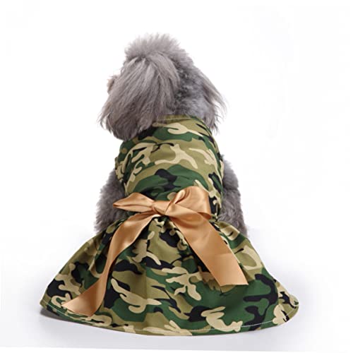 ORFOFE saia de cachorrinho sem manga colete vestido de cachorro de estimação saia doce saia de cacho