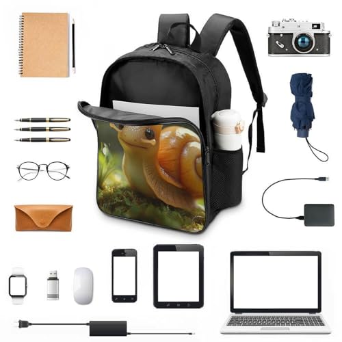 Mochila para niños impermeable de caracol para días de lluvia y colegio 4