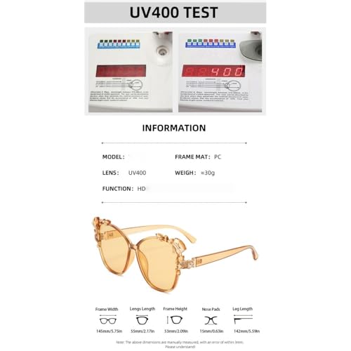 Lunettes de soleil œil de chat à grande monture géométrique et chic