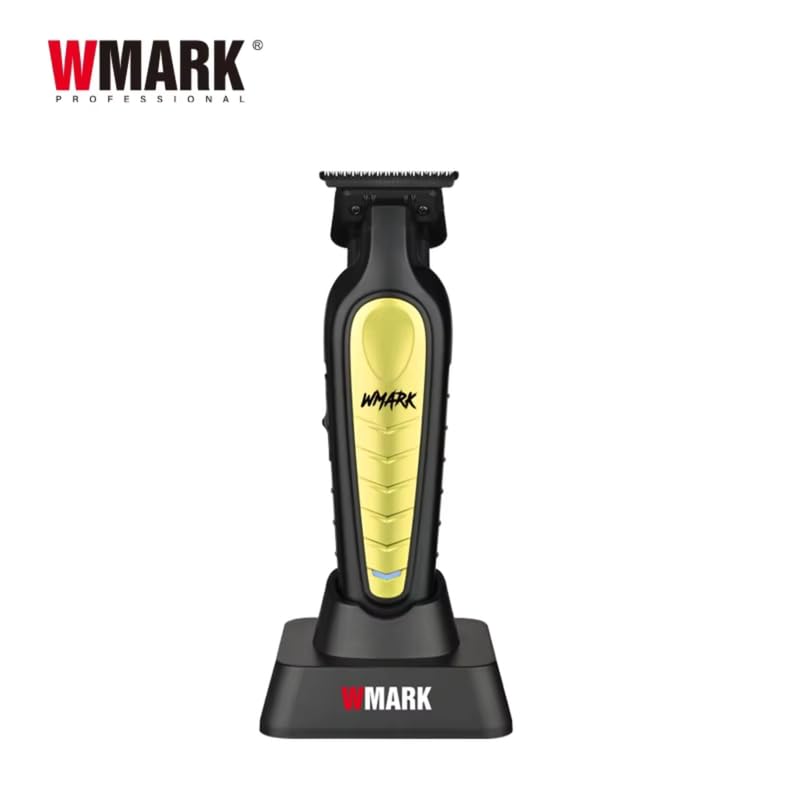 Image of WMARK NG-338 Ultra-Premium Professional 0 Gapped 7000 RPM 2 Outlining for Barbers 0mm balding Shape up Stainless steel DLC fix and Ceramic moving Blade Zinc Alloy Body 180-Minute Runtime, Model 2