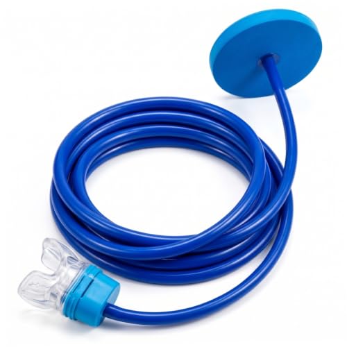Snorkel de natación de doble tubo completamente seco y dispositivo de respiración flotante