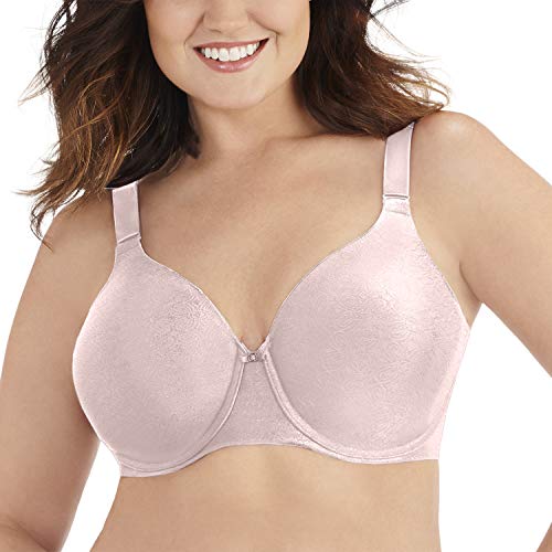 Vanity Fair Women's Beauty Back Smoothing Seamless T-Shirt Bra, Sheer Quartz Jacquard, 42DD