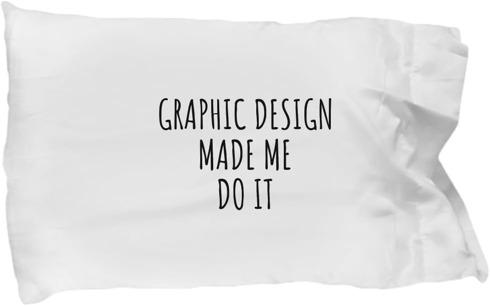 EzGift Funny Graphic Design Pillowcase Made Me Do It Gift Idea for Hobby Lover Present Quote Fan Gag Fanatic Joke Pillow Cover Case 20x30