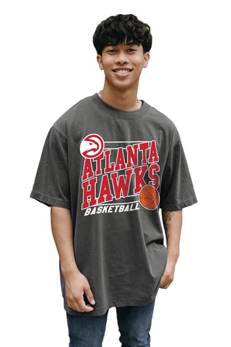 Atlanta Hawks NBA Officially Licensed T-Shirt Throwback, Large Team Color