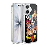 Head Case Designs Officially Licensed Dragon Ball Super Goku Universe Survival Characters Gel Case [Military Grade Protection] Compatible with Apple iPhone 17
