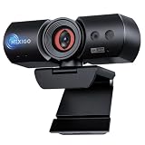 NexiGo HelloCam Ultra, Webcam 4K con riconoscimento facciale Windows Hello, otturatore elettronico automatico, 1080p 60fps, zoom digitale a 9 fasi, microfoni stereo, webcam ultra HD per zoom/team