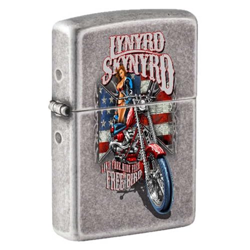 Encendedor Zippo Lynyrd Skynyrd Classic Street Chrome miniatura 1