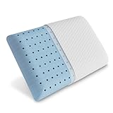 Sweetcrispy Memory Foam 1 Pack, Bed Rest Sleeping Pillows for Adults, Ventilated Lilac...