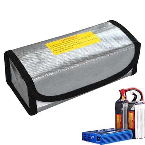 Bolsa de seguridad ignífuga para baterías con protección impermeable para viajes 7