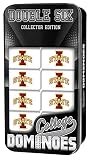 MasterPieces Game Day - NCAA Iowa State Cyclones - 28 Piece Team Logo Double Six Domino Set