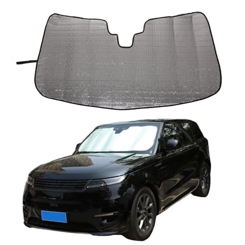 Car Windshield Sunshade Custom Fit for Land Rover Range Rover Sport 2023-2025 Foldable Sun Shield Reflective Polyester Sun Visor Cover Block Heat,UV Rays Sun Visor Protector