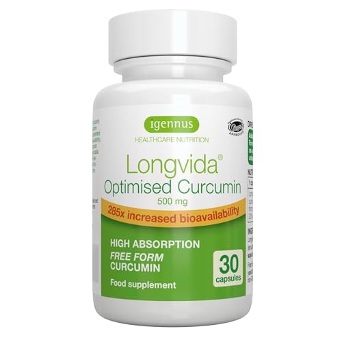 Longvida Curcumin 500 mg 30 Capsule