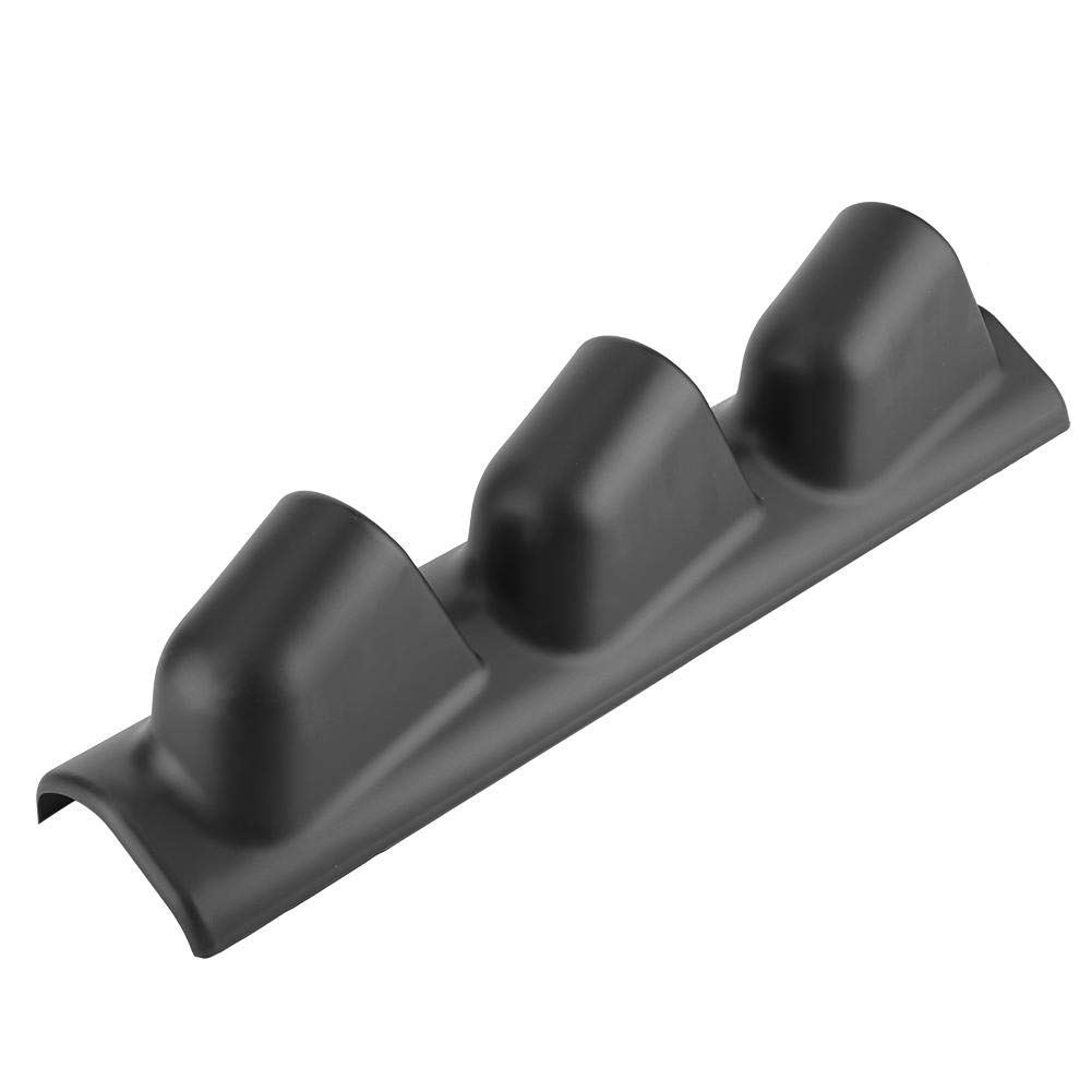 Cubierta de instrumentos modificada para automóvil, soporte de montaje de calibre triple de 3 orificios de 52 mm/2 pulgadas Pod medidor de tablero de automóvil para conducción a la izquierda