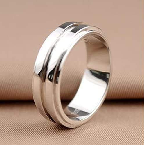 Xcfs Unisex Dean Winchester Ring Stainless Steel The Supernatural Dean's Smooth Band Rings,Size 6-12 #TOP1