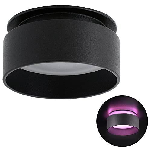 SSC-LUXon Sudara Design Deckenstrahler mit indirektem Licht inkl. WLAN Smart RGB CCT LED Lampe - Spot kompatibel mit Alexa, Siri & Google