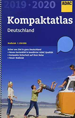 ADAC Kompaktatlas Deutschland 2019/2020 1:250 000