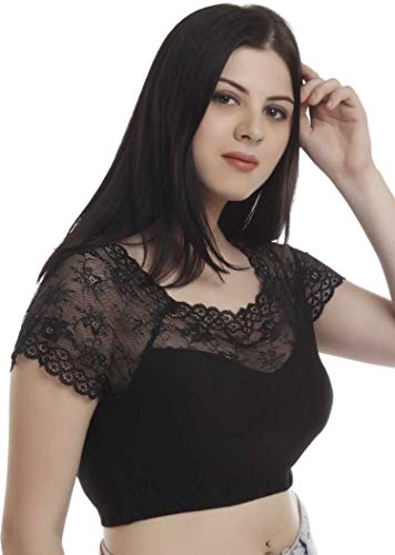 Image of You Forever Women's Spandex Short Sleeve Readymade Blouse