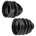 Caltric Front Axle Inner Outer Cv Boot Kit Compatible with Yamaha Kodiak 400 Yfm400Fw 4X4 1993-1998