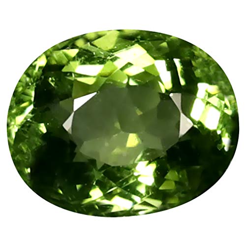Tourmaline verte naturelle 1,53 ct ovale, le cadeau idéal pour créateur