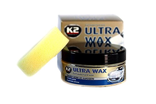 K2, Auto-Wachs / Politur, Carnaubahartwachs, UV-Schutz, Wasser-Abperleffekt, 250 g, mit Applikator