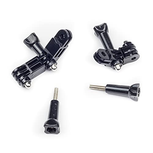 Digicharge Juego de Adaptadores de Montaje Kit Articulaciones de Extensión Montaje de Juntas Recta/90 Grados con Tornillos para GoPro Lit Hero Hero13 13 Max 2, DJI OSMO Action 5 Cámara de Acción 8 PCS