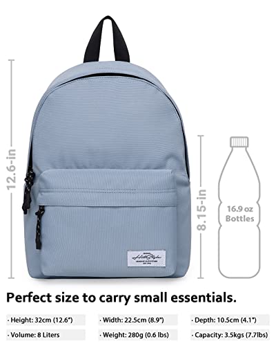Hotstyle Simplay+ Classic Mini Backpack Small Travel Bag, Plain, Light Grey #TOP1