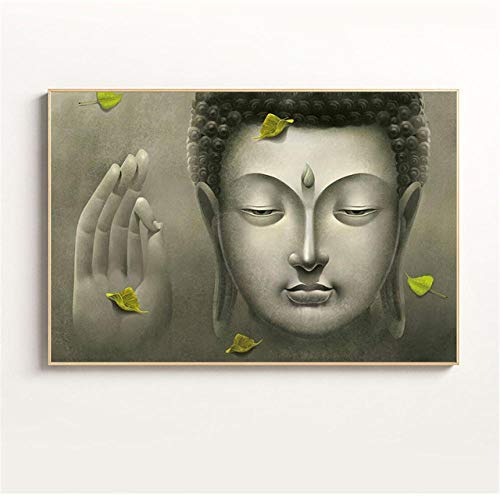 MYSY Lámina Pared Buda Carteles Lienzo Pintura Abstracta