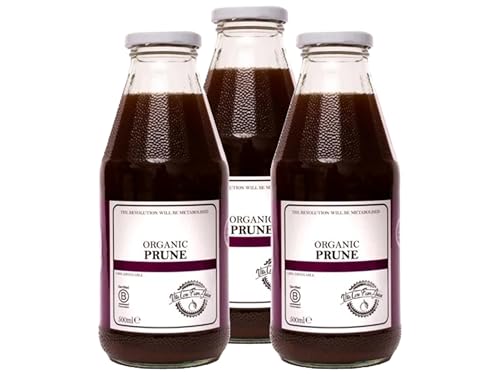 Vita Core | Organic Prune Juice – 100% Organic, High in Dietary Fibre & Antioxidants, Natural Source of Energy | 500ml (Pack of 3)