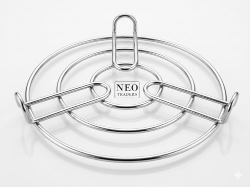 Image of Neo Traders Steel High Baking Rack Cake Drying Stand for Pastry Bread Cookies Cooling Grid Tray (Low)