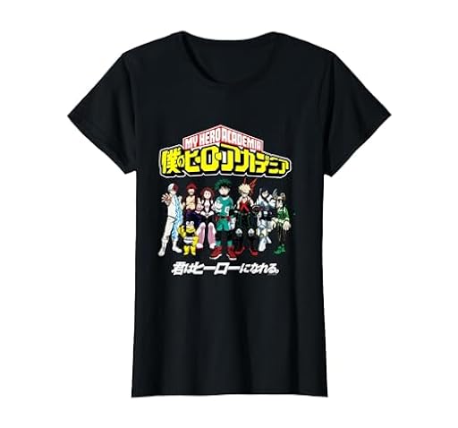My Hero Academia Class 1A Group Shot Anime Camiseta, Mujer, Negro, M | Ya disponible en tu tienda friki favorita! En mundofriki.es! My Hero Academia Class 1A Group Shot Anime Camiseta, Mujer, Negro, M | Ya disponible en tu tienda friki favorita! En mundofriki.es!