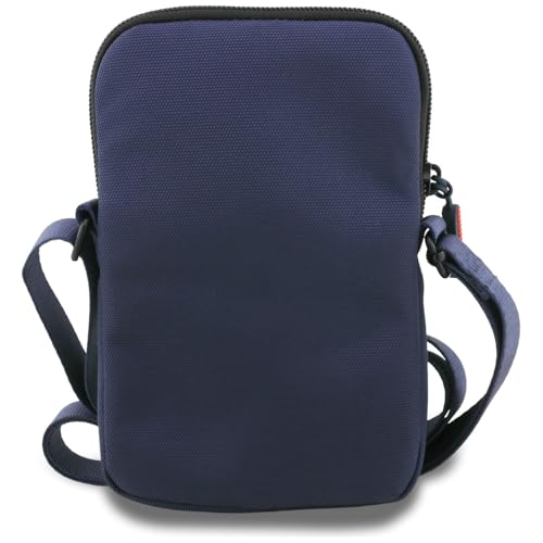 Image of CG MOBILE Redbull Racing Universal Phone Bag Official Licensed, Nylon Phone Bag With Oversized Vertical Logo, Crossbody, Protective Smartphone & Travel Sling Pouch for Unisex - Navy