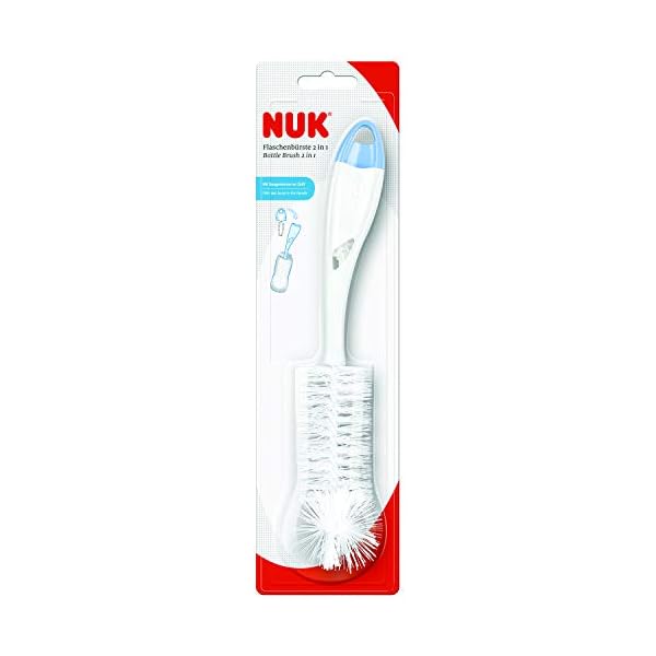 NUK MultiDry Trockenständer - praktisches Trocknen von bis zu 6 Babyflaschen und Zubehör, BPA-frei & Flaschenbürste mit… – Bild 6