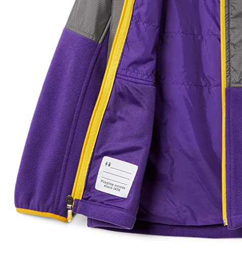 Columbia Kids' Collegiate Flanker Overlay Fleece Jacket3