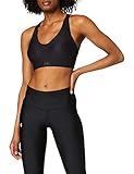 Sujetador deportivo Under Armour UA Vanish Mid Mesh Bra Sujetador, Mujer, Negro (Black 001), L