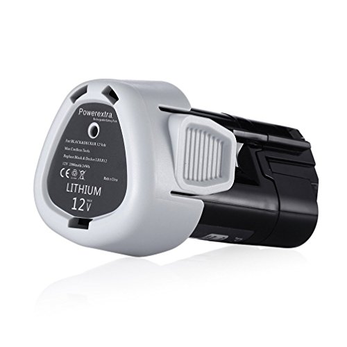 Powerextra 2500mAh 12-Volt MAX Lithium-Ion Replacement Battery Compatible with Black & Decker LBXR12 LBX12 LB12 BL1510 BL1310 BL1110 LB12 Battery Powerextra 2500mAh 12-Volt MAX Lithium-Ion Replacement Battery Compatible with Black & Decker LBXR12 LBX12 LB12 BL1510 BL1310 BL1110 LB12 Battery